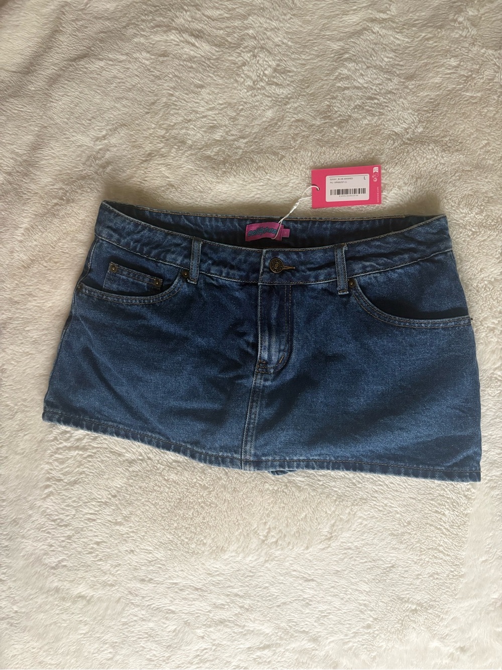 Blue Denim Mini Skirt - Classic Women's Jean Skirt